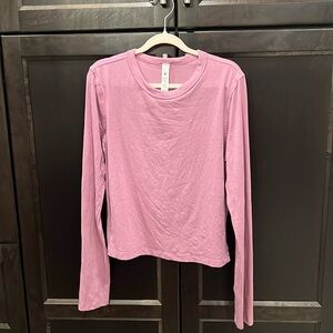lululemon athletica Long Sleeve Tee in Pink